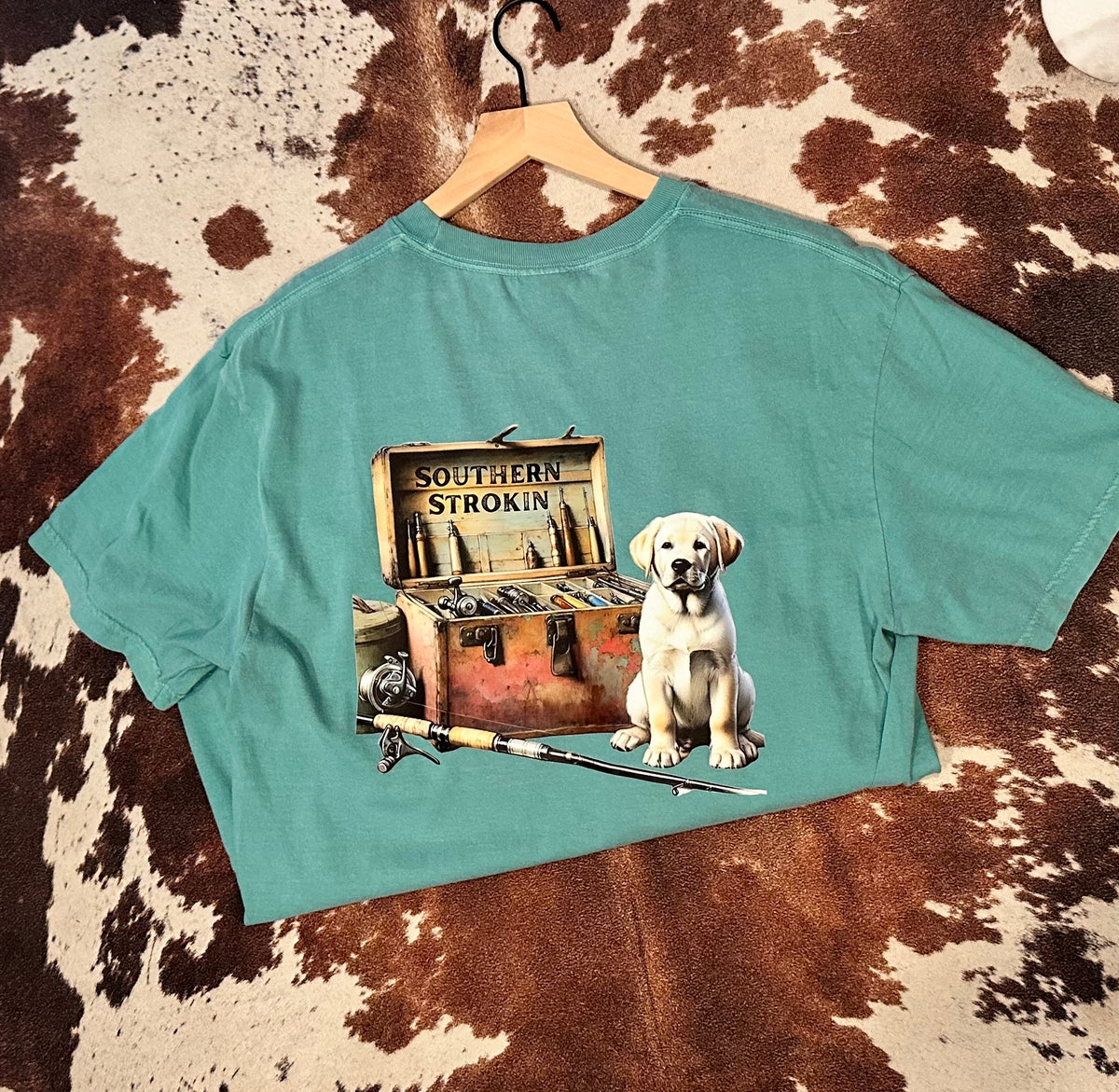 SS Lab Fishing Kids Tee