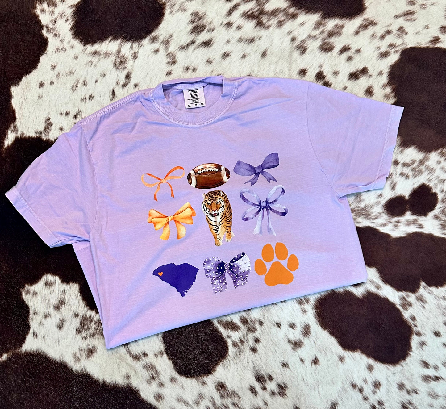 Game Day Purple & Orange Coquette