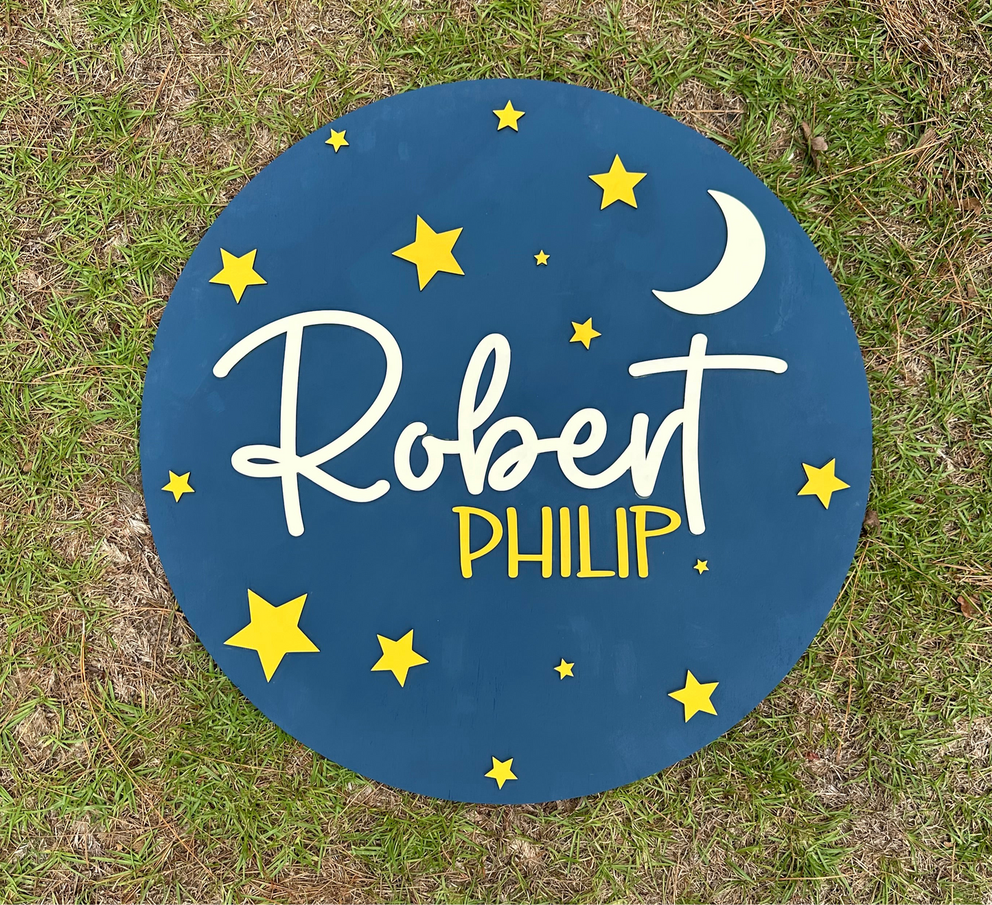 Round Nursery Sign