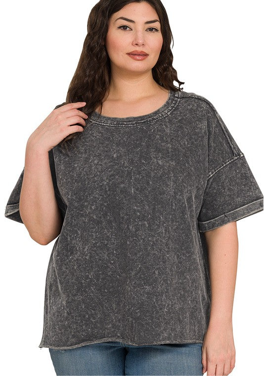 The Quinn Acid Wash Tee