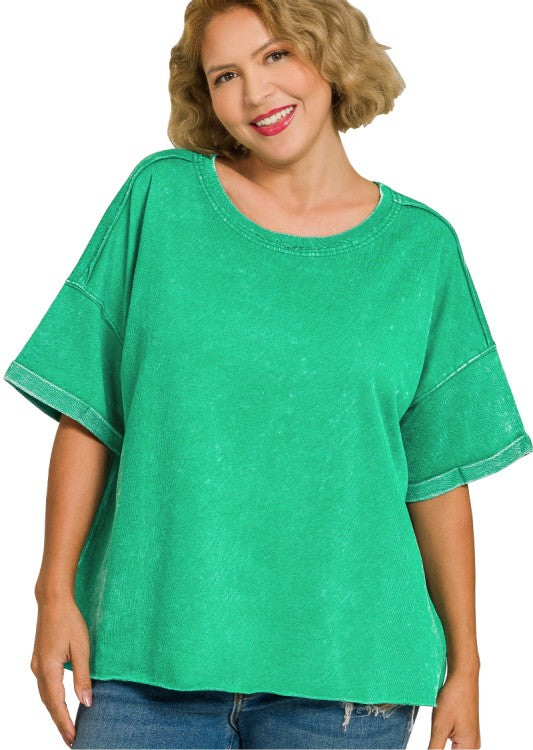 The Quinn Acid Wash Tee