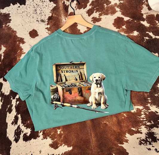 SS Lab Fishing Kids Tee