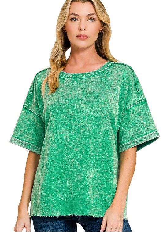 The Quinn Acid Wash Tee