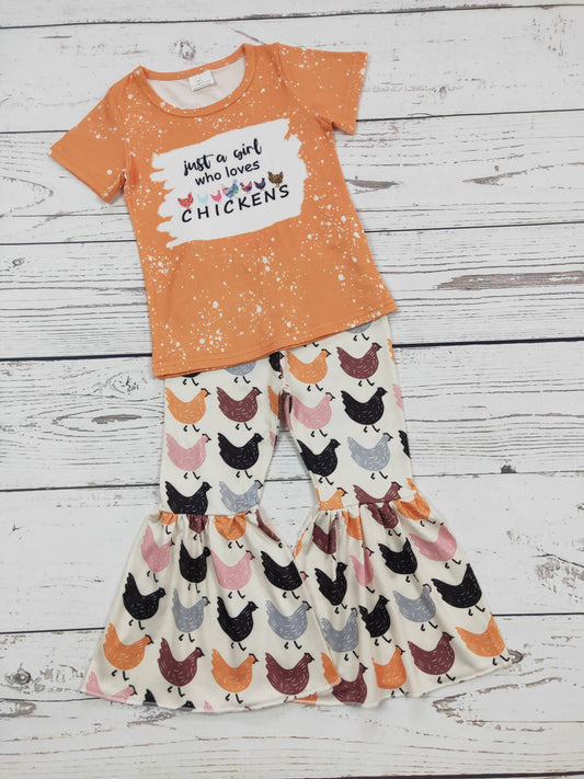 Just A Girl Who Loves Chickens Clothing