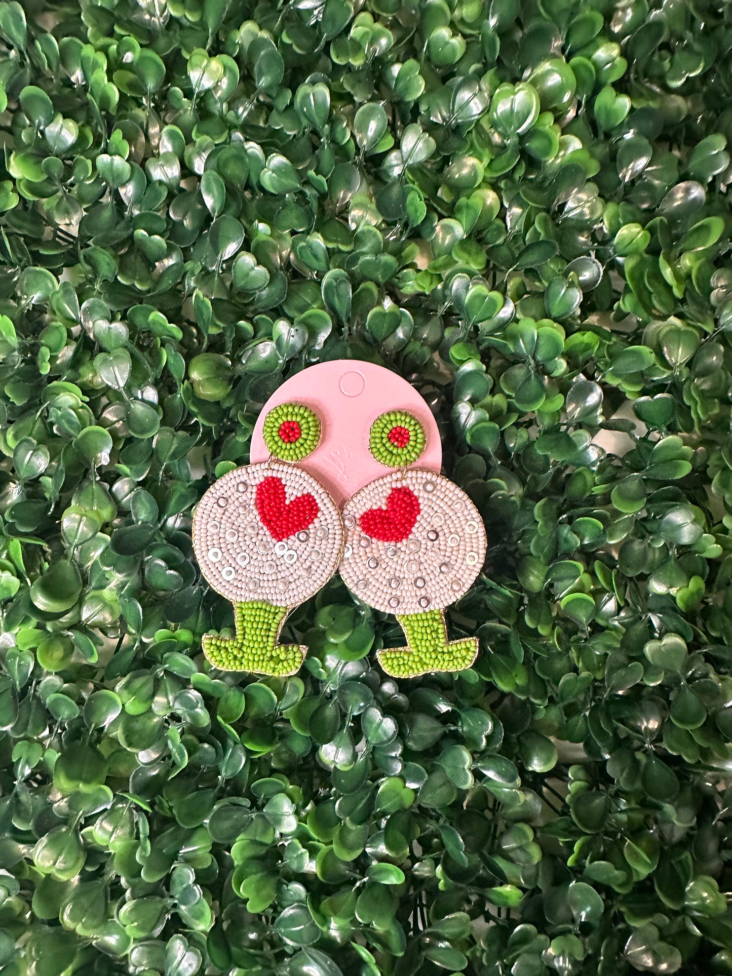 Golf Love Beaded Earring
