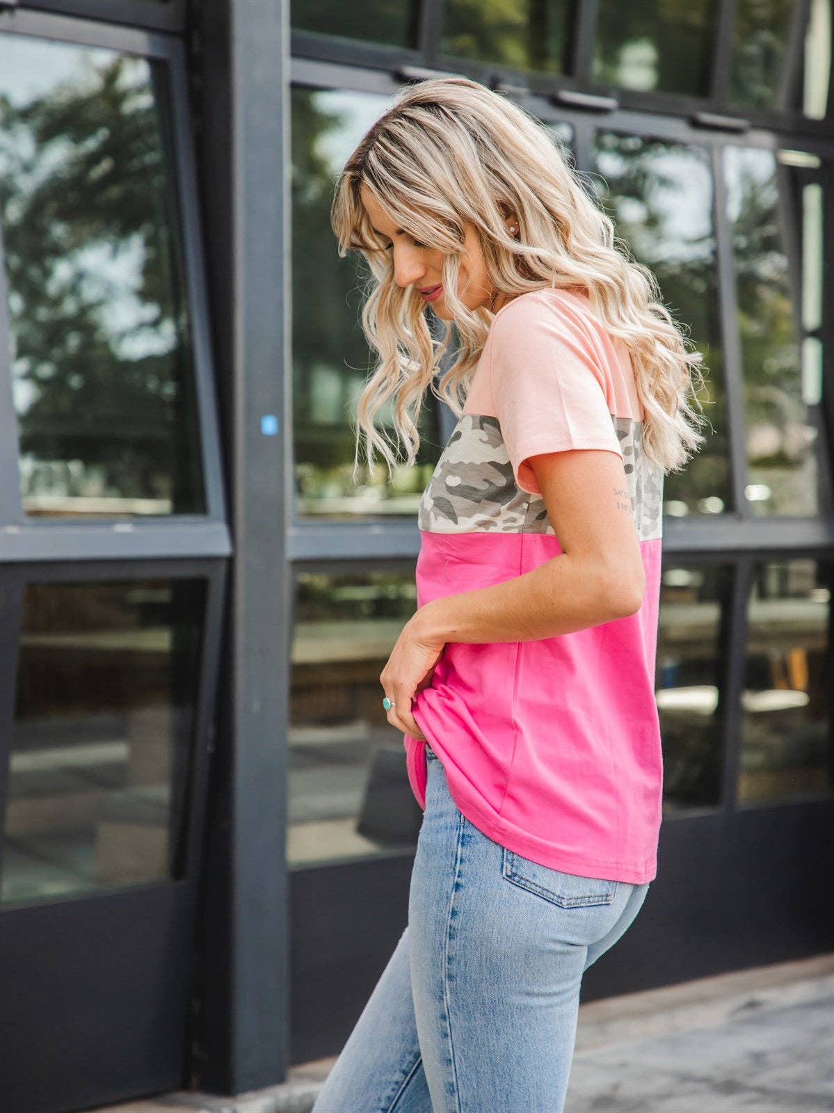 Miya Color Block Top