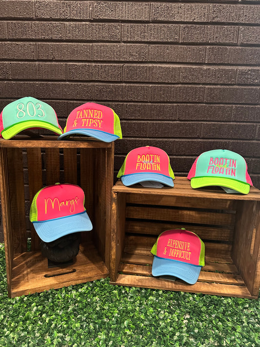 Neon Trucker Hats
