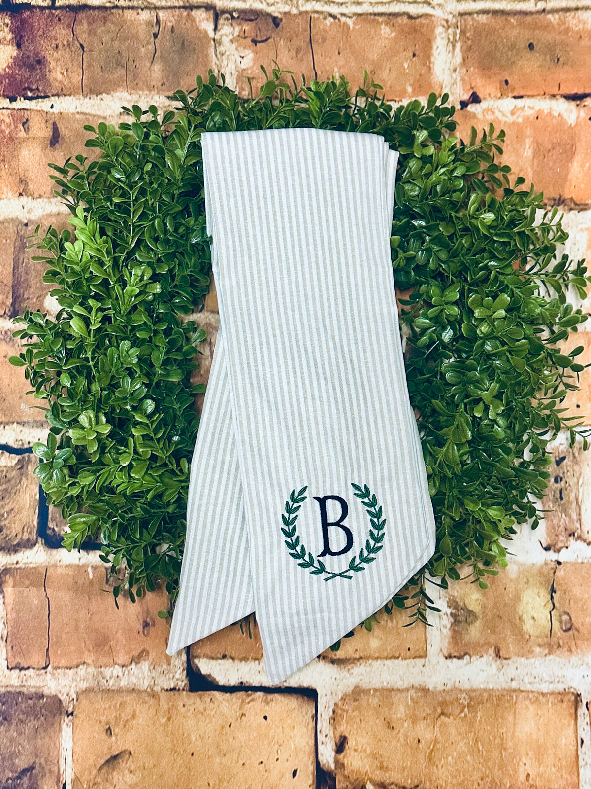 Custom Wreath Sash