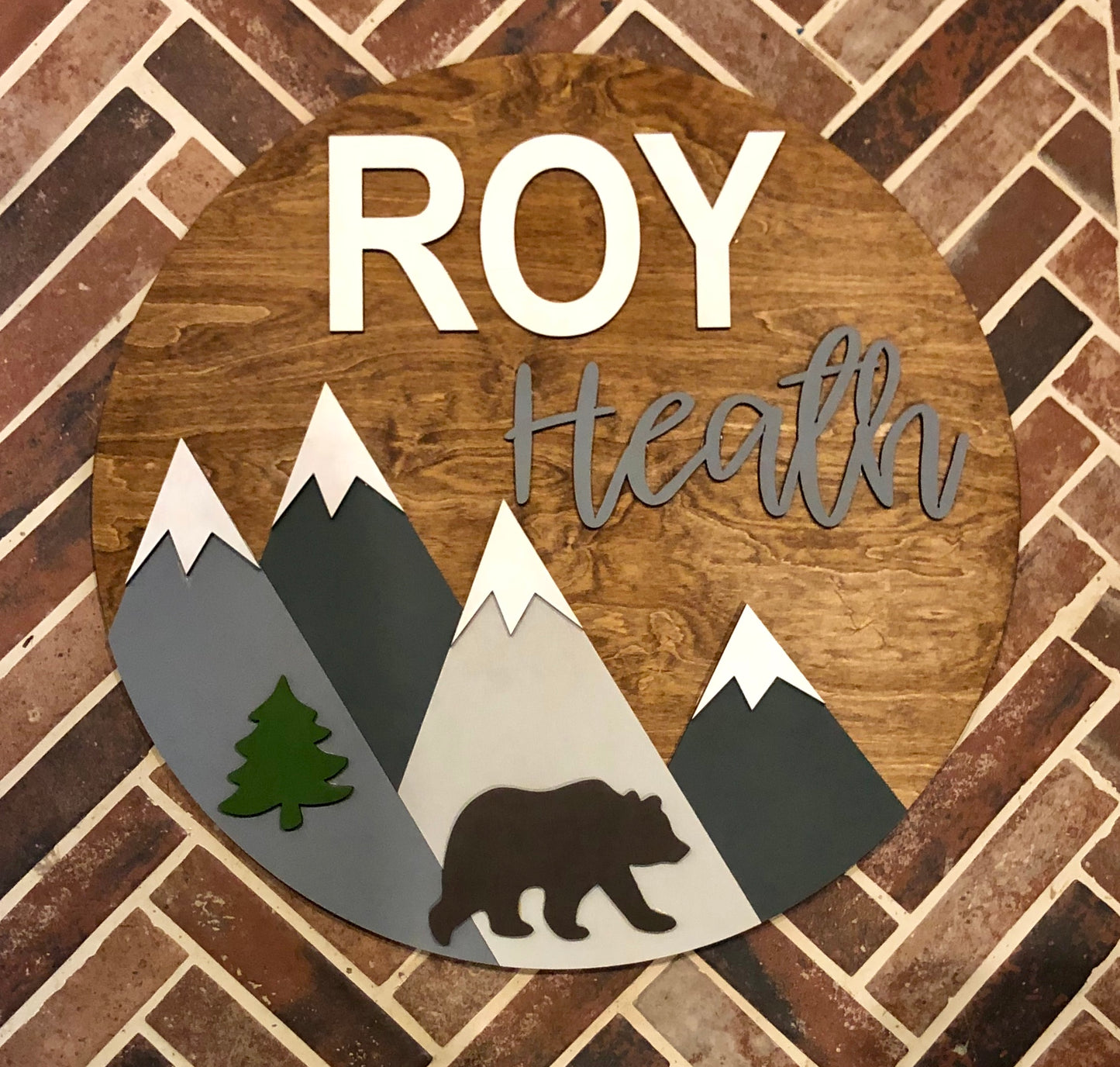 Round Nursery Sign