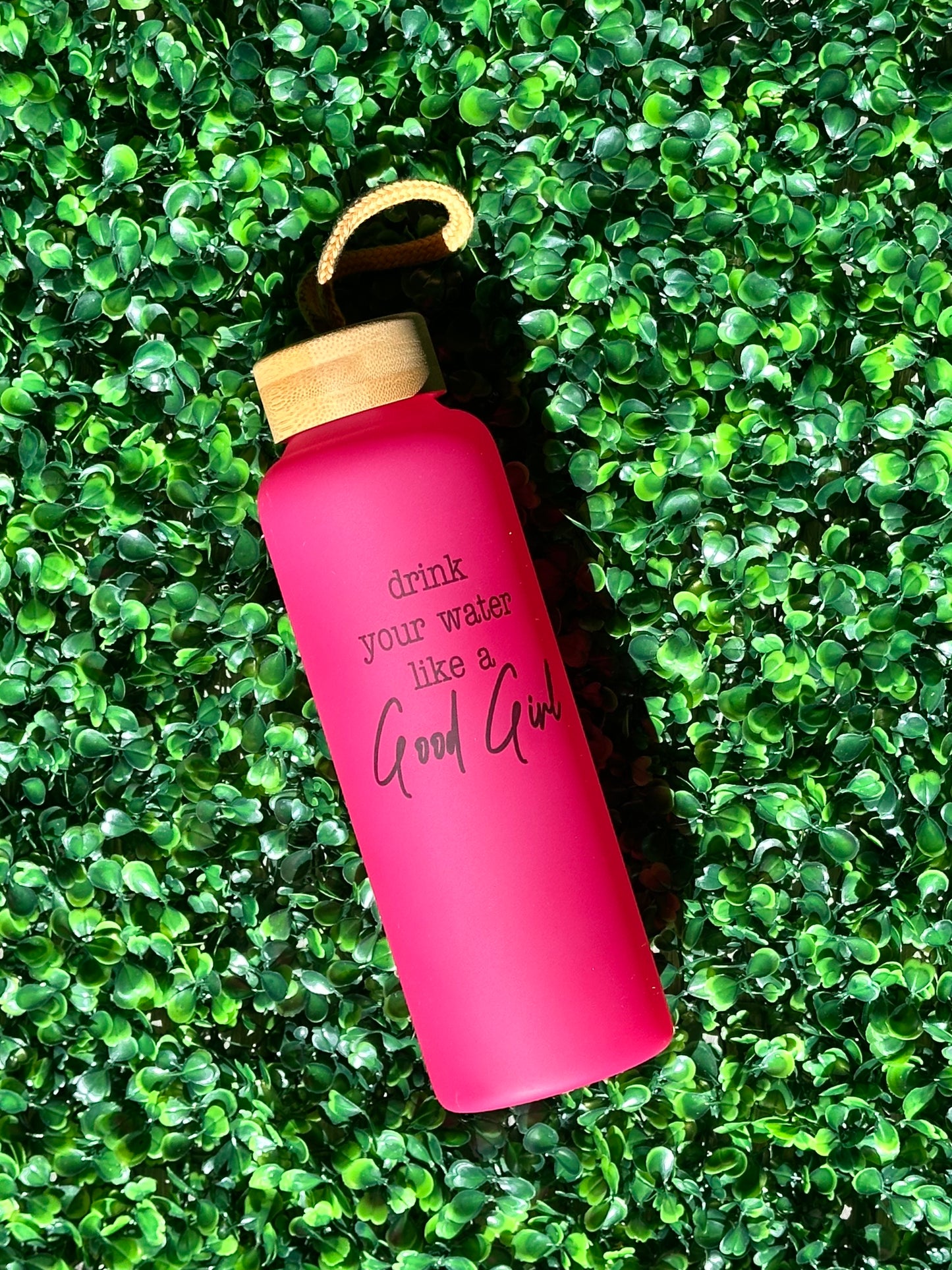 GG Glass Water Bottle