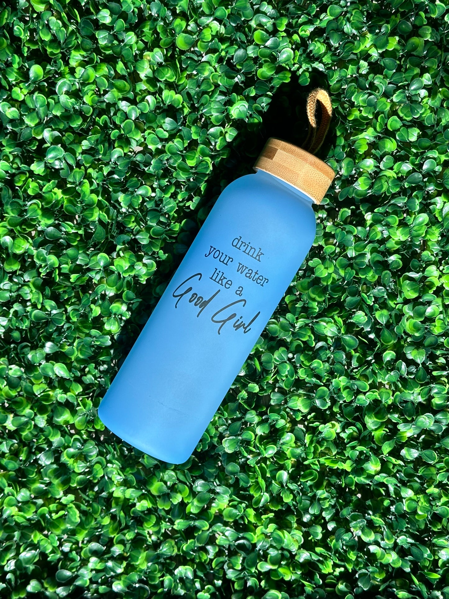 GG Glass Water Bottle