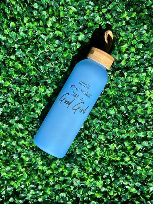 GG Glass Water Bottle