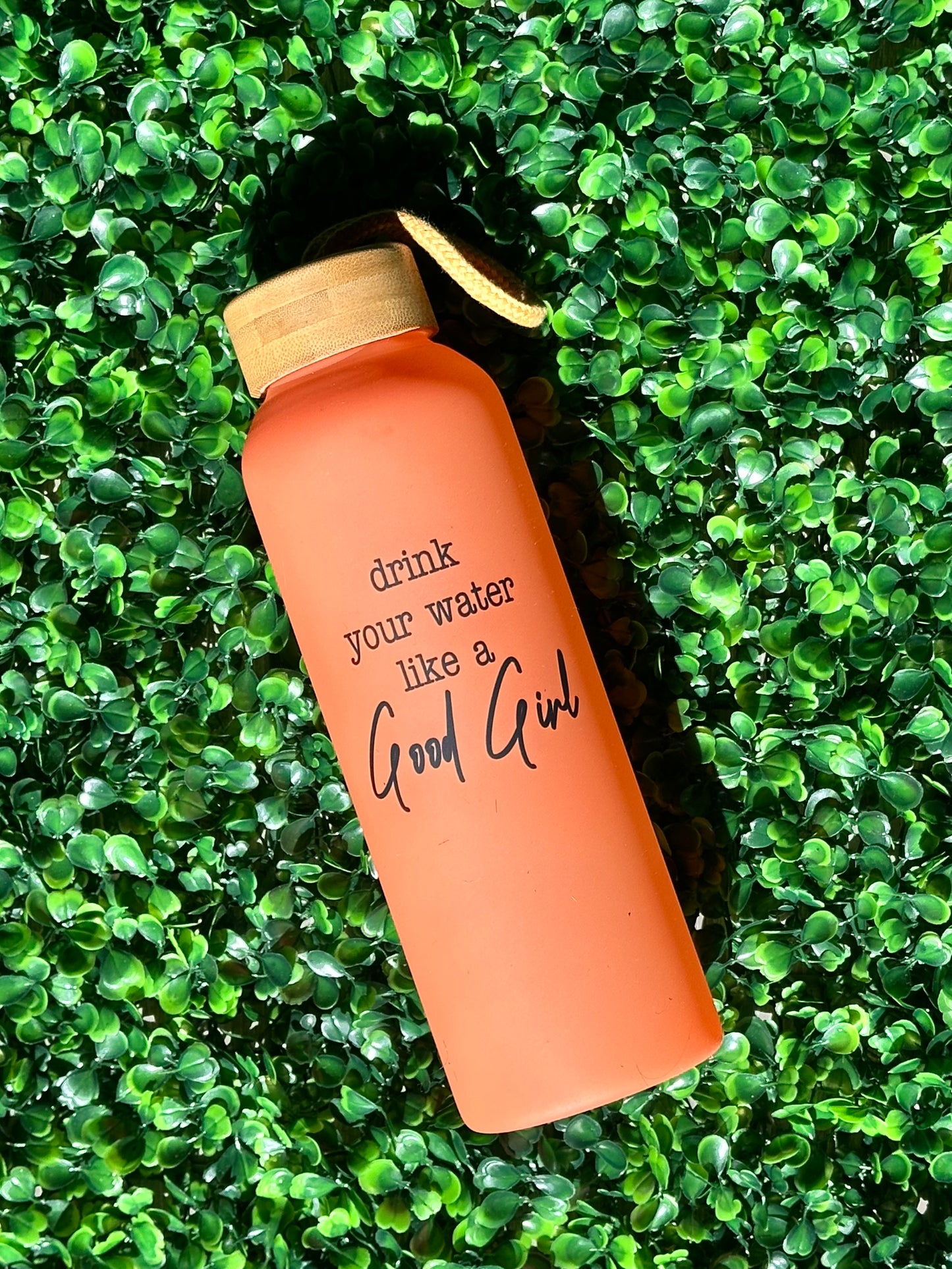 GG Glass Water Bottle