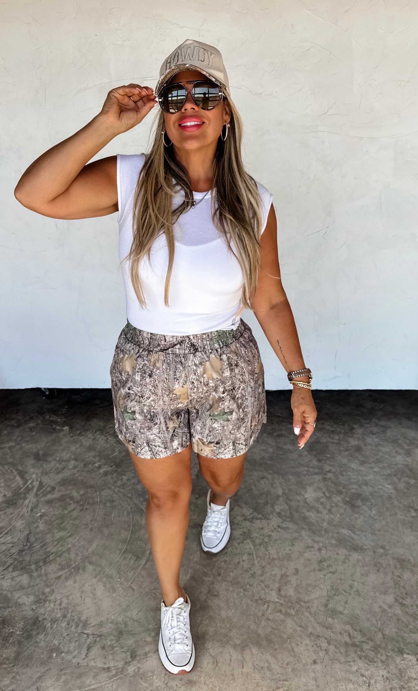 Woodland Print Shorts