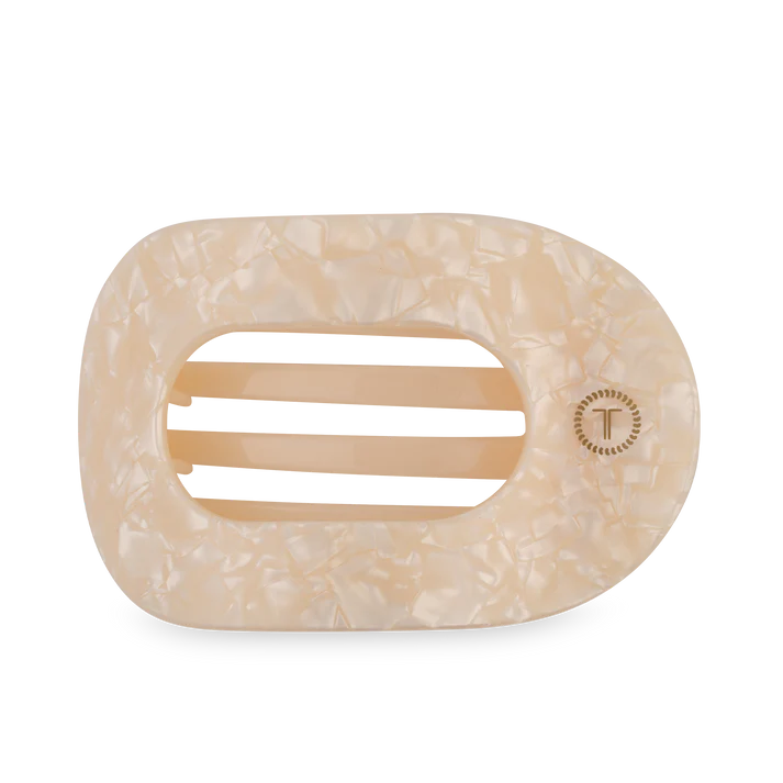 Flat Round Hair Clip- Large