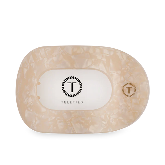 Flat Round Hair Clip- Large